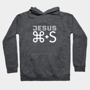 Jesus + Command S Hoodie